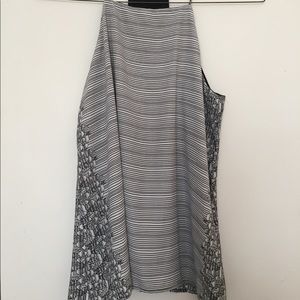 Black&White Sleeveless Strappy Cami - worn once